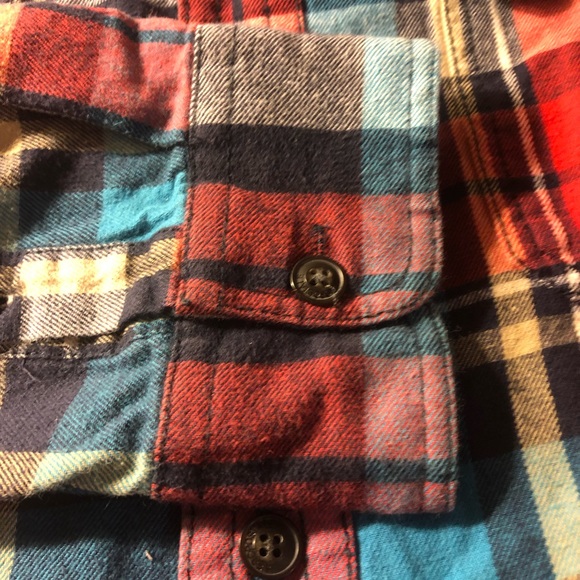 Aeropostale XL plaid men’s shirt long sleeve 100%cotton - Picture 5 of 9